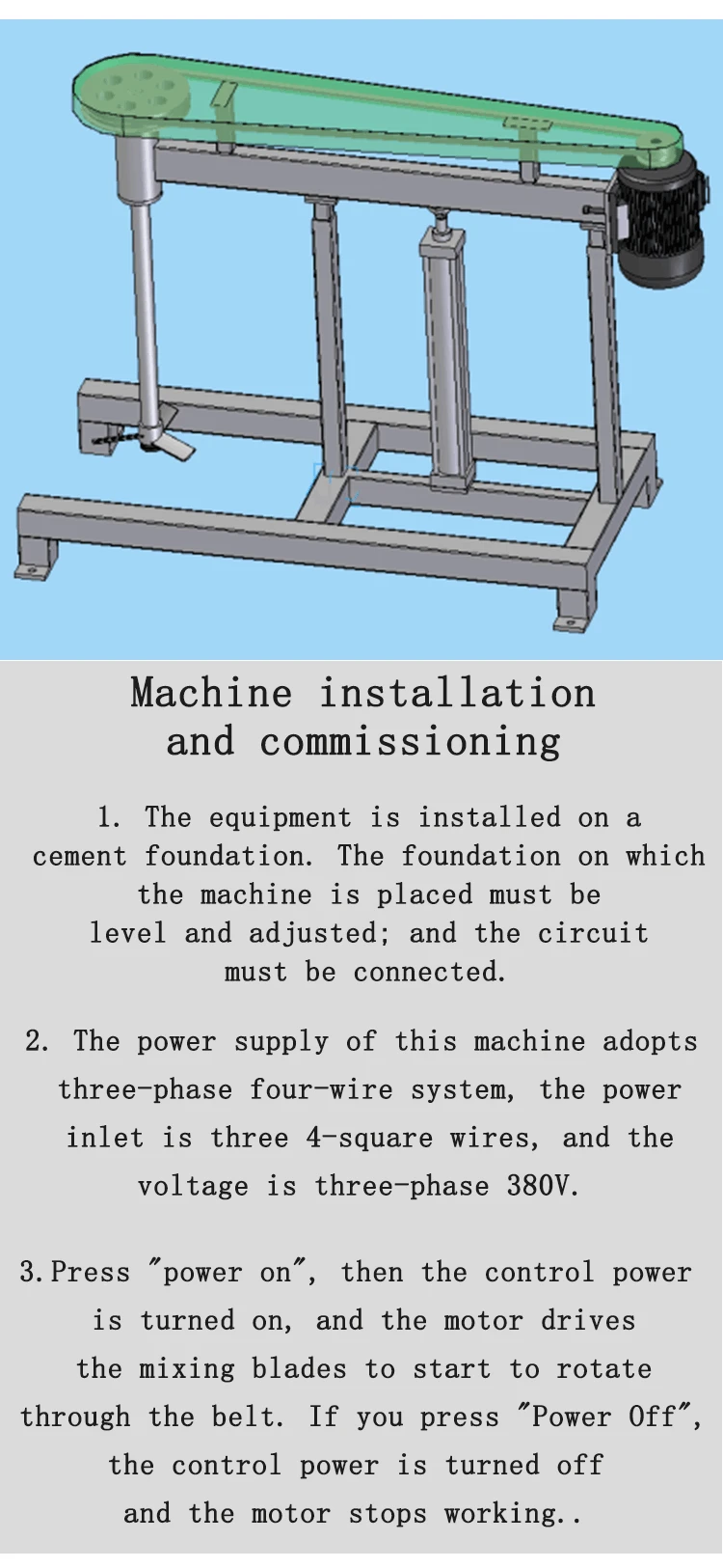 Manual Wet Cement Mortar Mixer - Wet Cement Mortar Mixer For Epsgrc Cornice 6 - Green Building EPS Machine