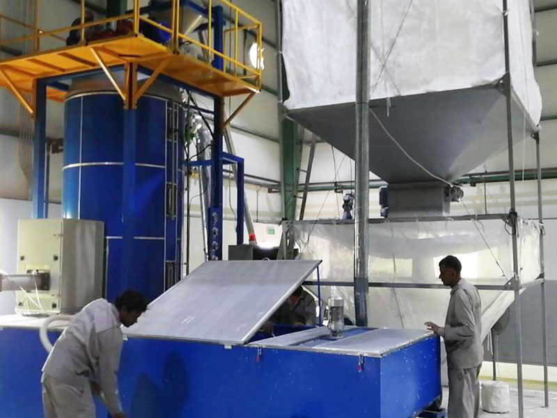 Automatic Big Spj150 Batch Pre-Expander Successful Running In Saudi. 1 Automatic Big SPJ150 Batch pre-expander successful running in saudi. - n01 - Green Building EPS Machine