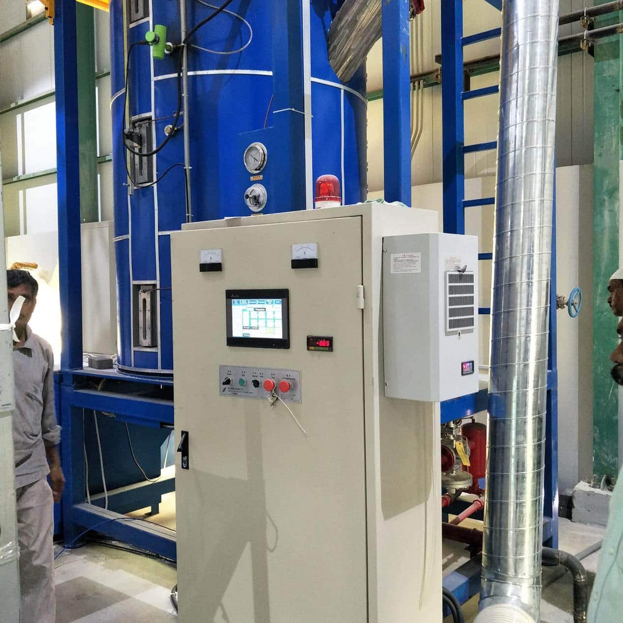 Automatic Big SPJ150 Batch pre-expander successful running in saudi. - new1 - Green Building EPS Machine