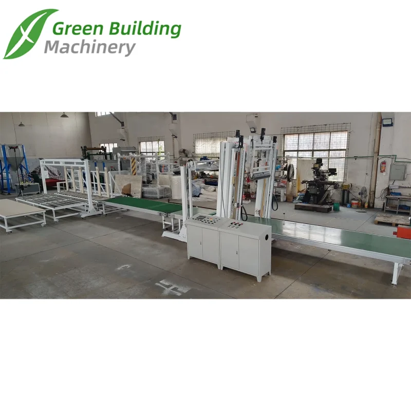 EPS three table continuous cutting machine - Automatic three tables continuous EPS sheet Cutting Machine 5 - Green Building EPS Machine